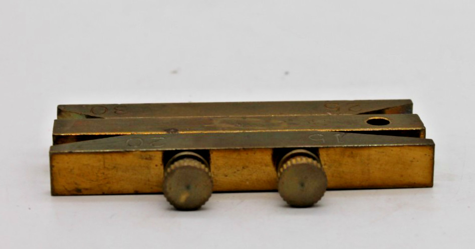 Boyne Bevel Guide Brass Vintage
