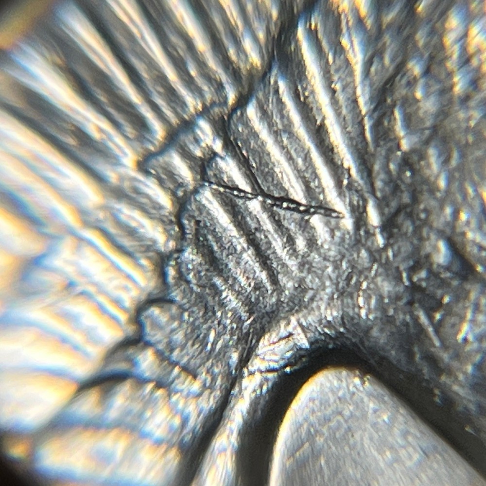 1972 P Eisenhower Ike Dollar Type 2 Die Crack Errors Wounded / Speared Eagle