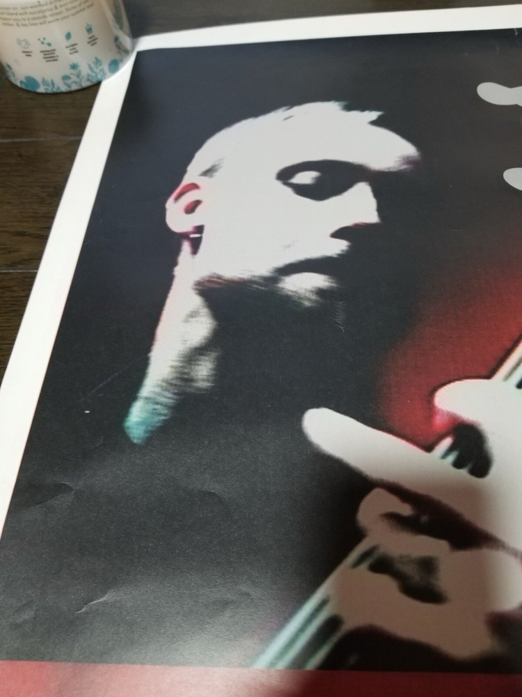 Vtg Foo Fighters Poster Band Members Pictured 1997