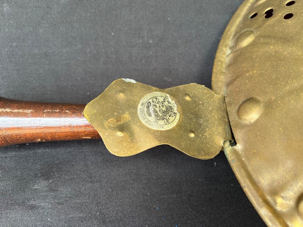 Antique Copper And Brass Bed Warmer