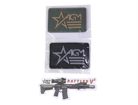 AGM Global Vision Sticker and Patch Pack