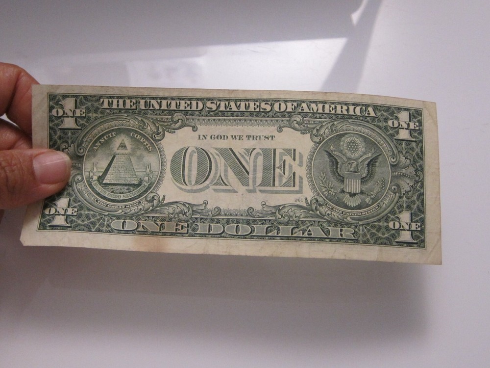 1995 $1 Error Printing & Cut #F31955305Q