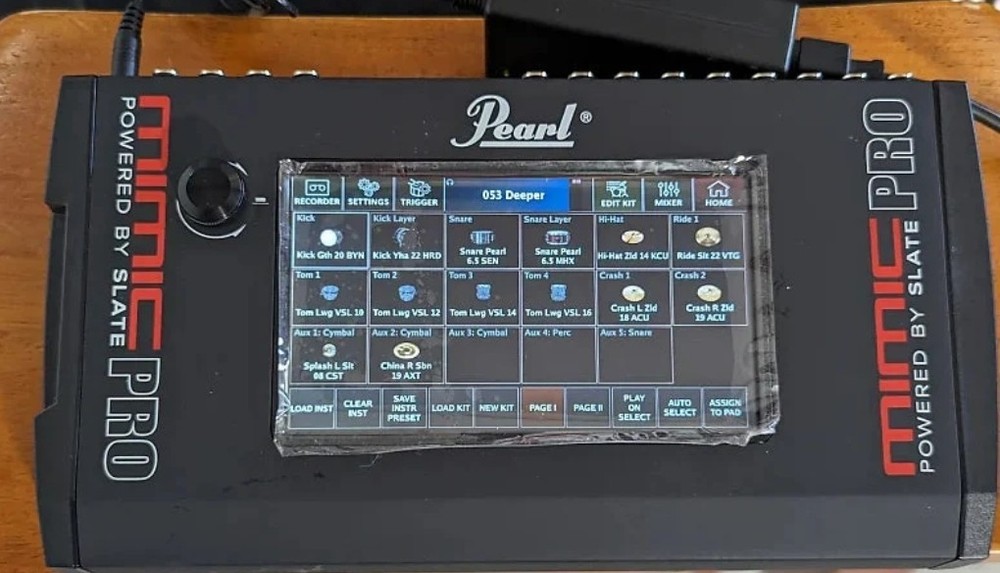 Pearl Mimic Pro Digital Drum Module Touchscreen with DB-25 Snake