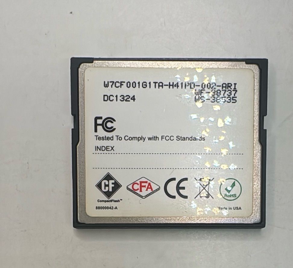 Aristocrat Timber Wolf 1GB CompactFlash Card 2013 LinuxOS Platform USA