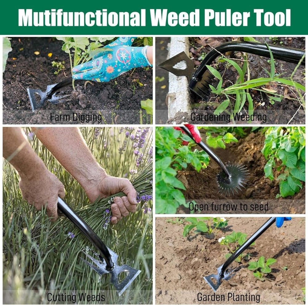 5/6/11 Teeth Weed Puller Tool Set Garden Hand Weeder Tools Manual Weed Remover