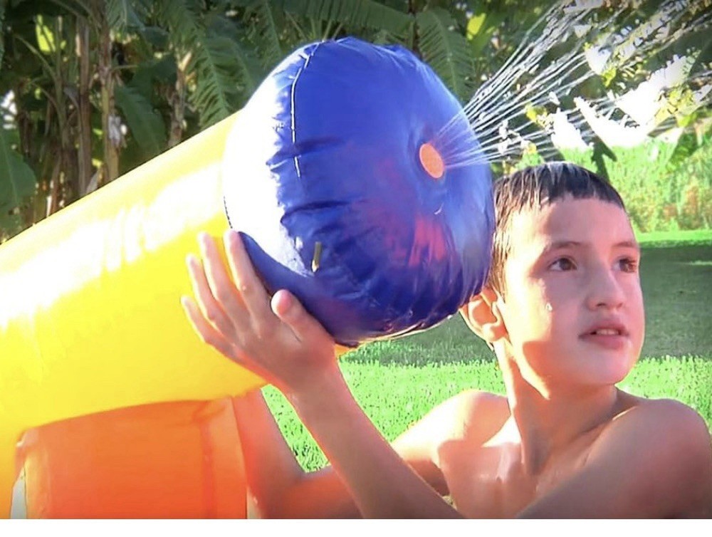 Blow Up Water Slide With Blower