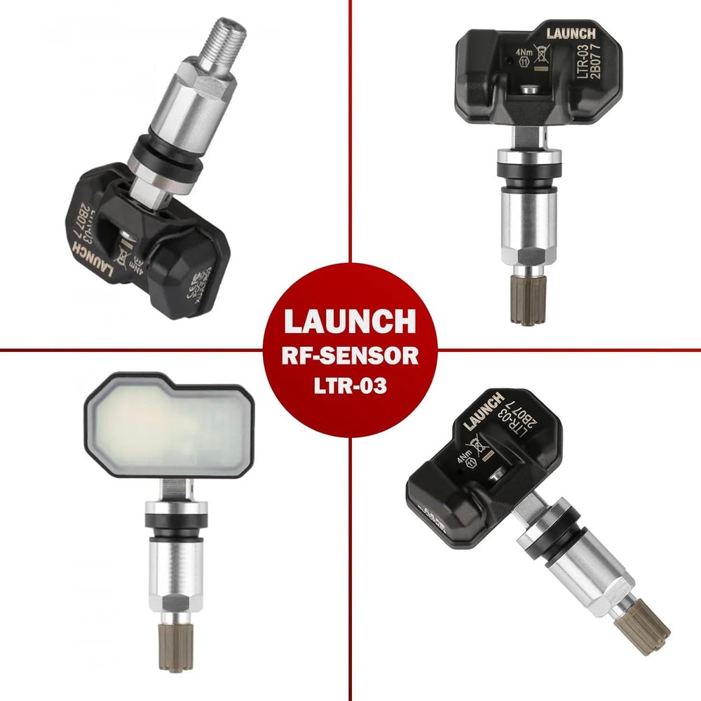 LAUNCH 10pc LTR-03 TPMS Sensor Tire Pressure Monitor System Programmable TSensor