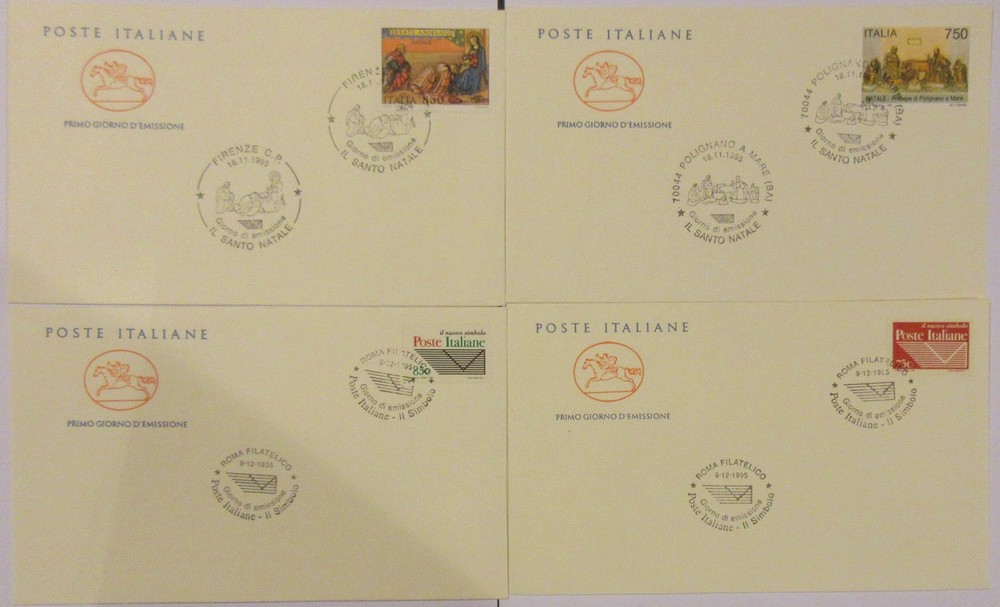 1995 Annata completa FDC Cavallino