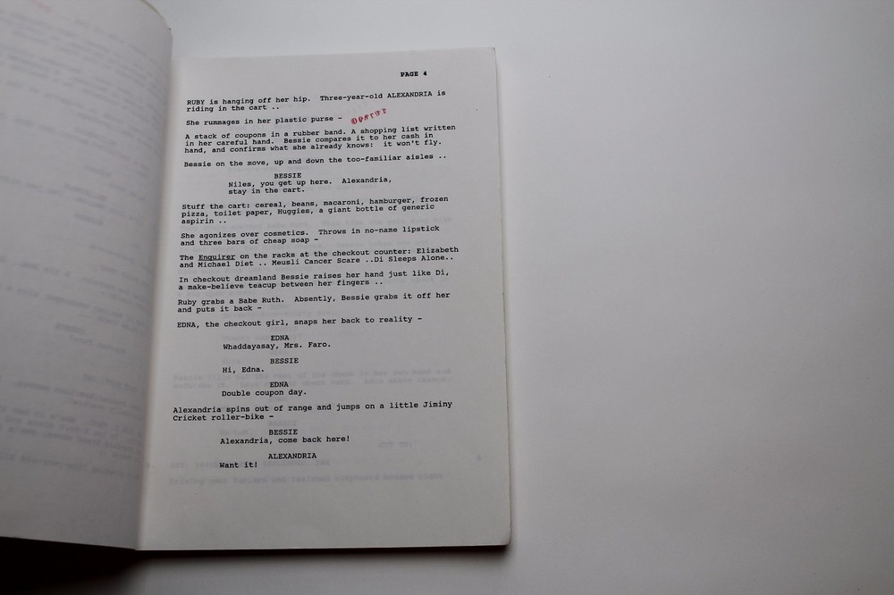 RUBY CAIRO / Robert Dillon 1991 Screenplay, LIAM NEESON suspicious plane crash