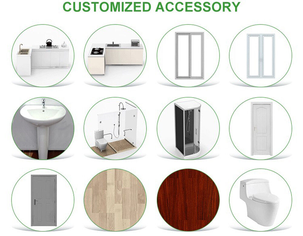 2-Pack 20FT Mobile Expandable Container House Utilities Full Bathroom/Bedroom