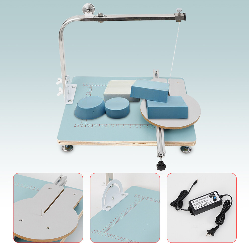 Hot Wire Foam Cutter Cutting Working Table Tool Desktop Styrofoam Sponge Cutting