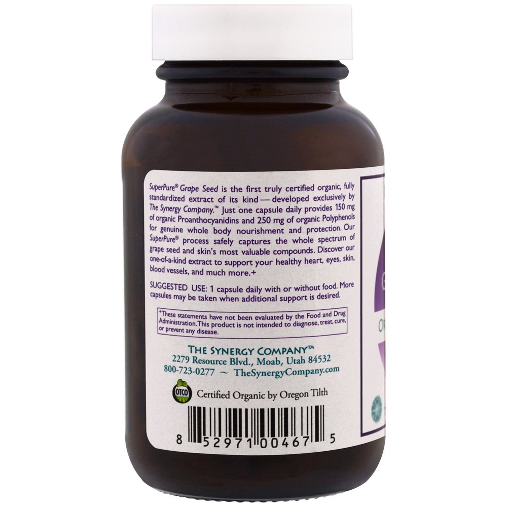 SuperPure Grape Seed, 60 Capsules