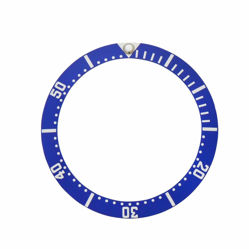 REPLACEMENT BEZEL INSERT BRIGHT BLUE FOR WATCH 38MM X 30.60MM