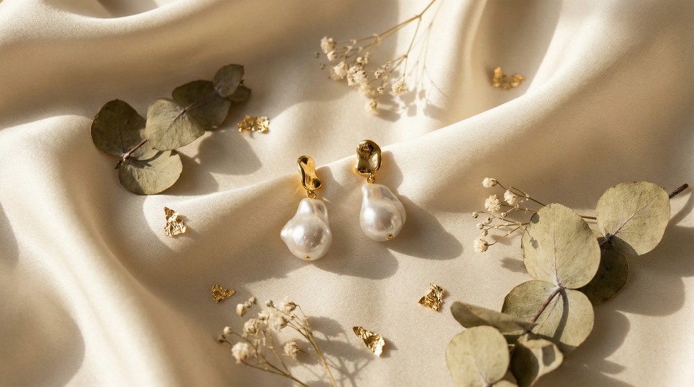 Faux Fresh Water Pearl Earring