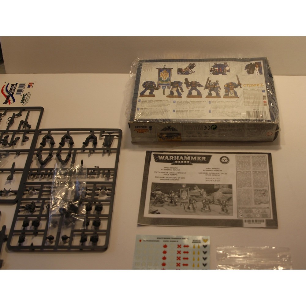 Warhammer 40K Space Marines Command Squad First Born "48-17" .Open Box (A1)