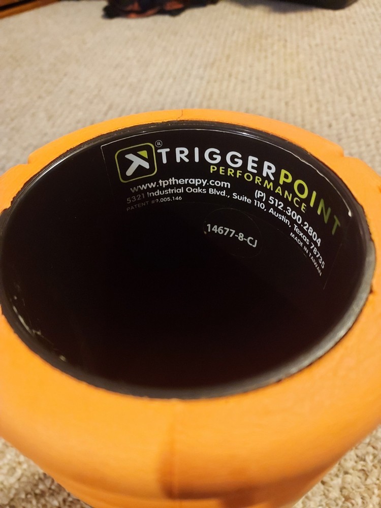 TriggerPoint Grid Foam Roller 13" Orange, Deep Tissue Massage Muscle Recovery