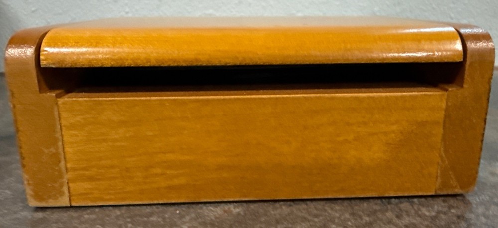 Levenger Fine Wooden Address File Catalog Index Defect
