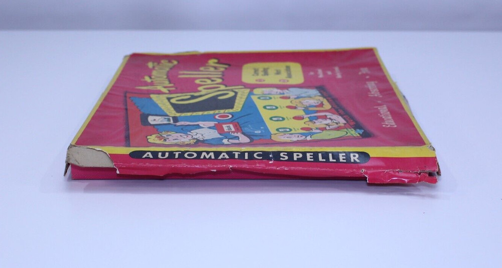 VTG 1950's Automatic Speller Game Educational Fun Pre-K Kindergarten Complete