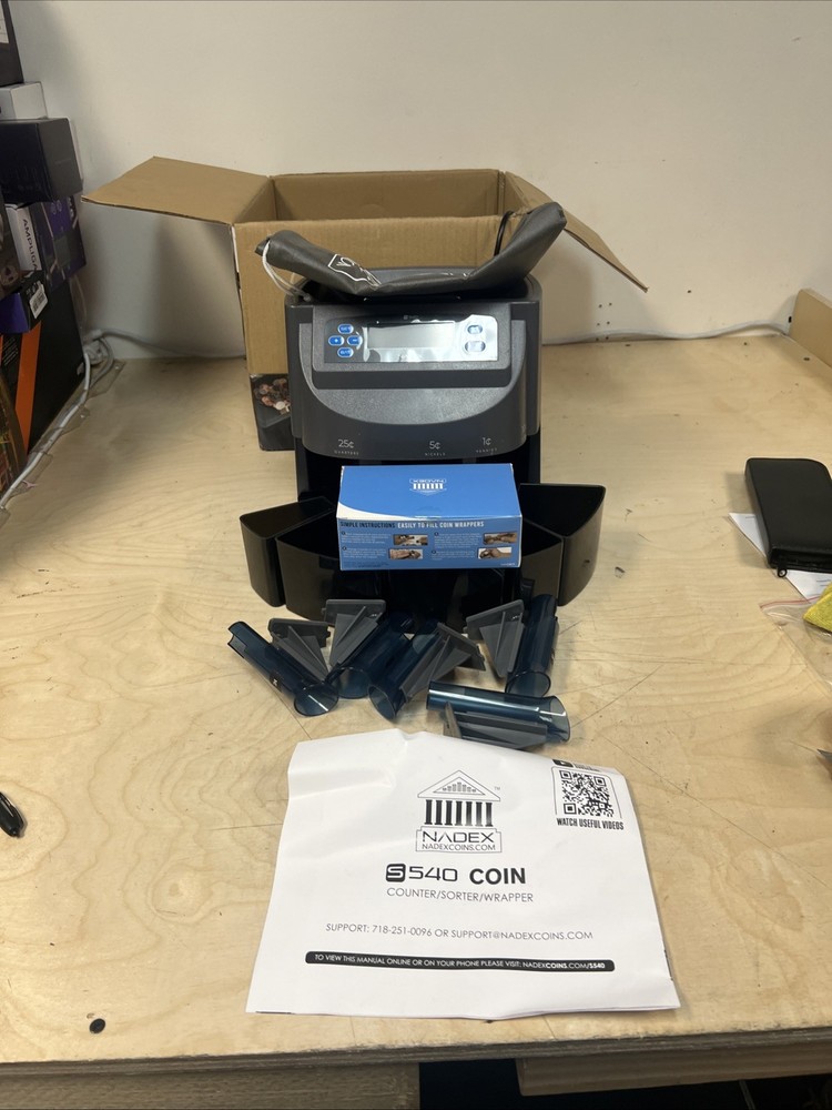 Nadex S540 Coin Sorting Machine Sorting Made Simple