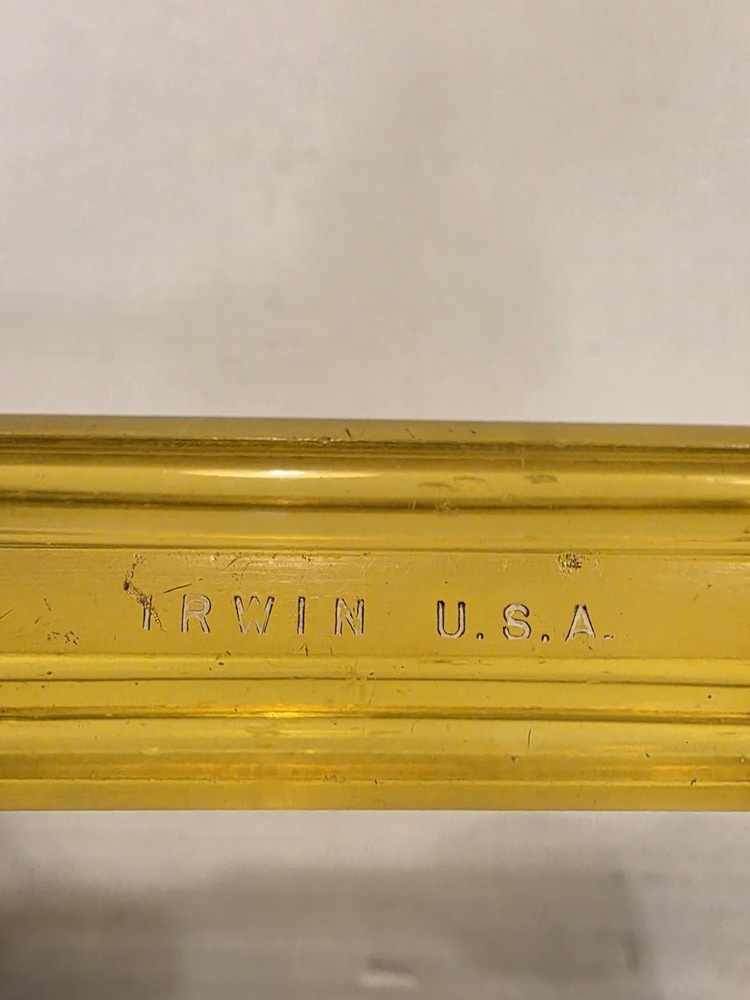 Flat Screwdriver Irwin USA Yellow Handle