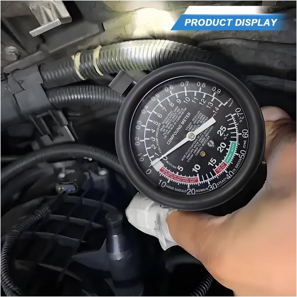 Comprehensive Pressure Testing Kit with Durable Case for Automotive Maintenance