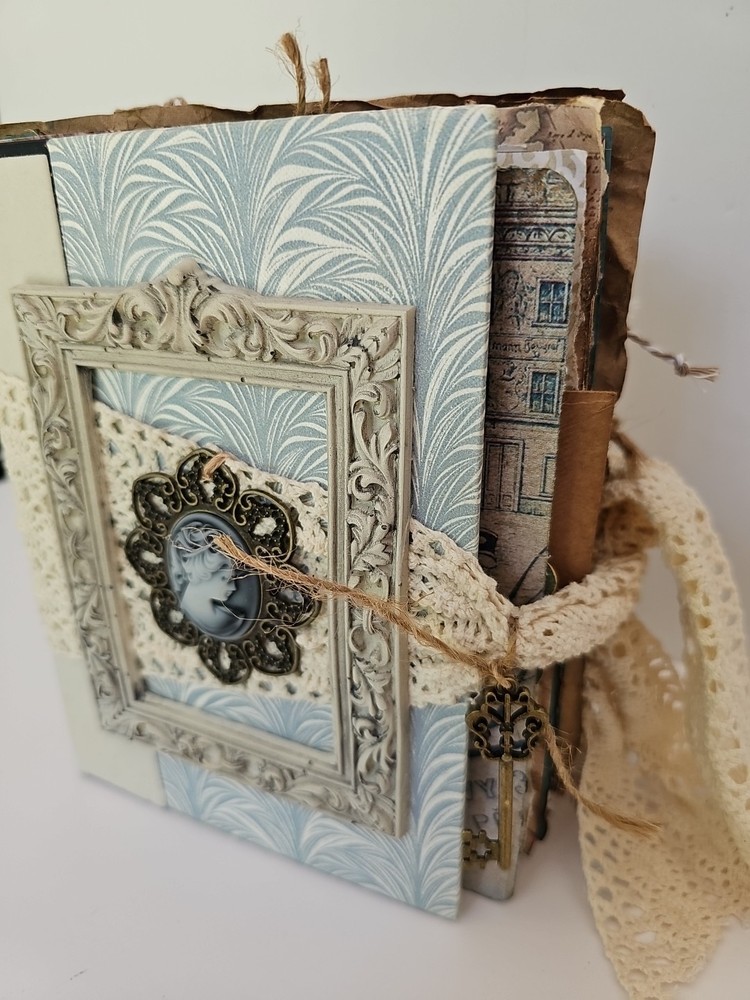 Handmade Junk Journal Travel Theme Book