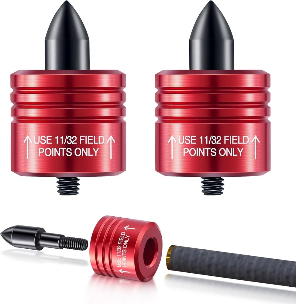 2 Pack Shock-Absorbing Crossbow Decocking Tips - Enhanced Archery Safety