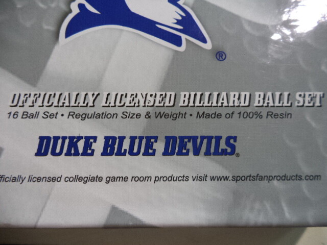 Duke Blue Devils Billiard Ball Set