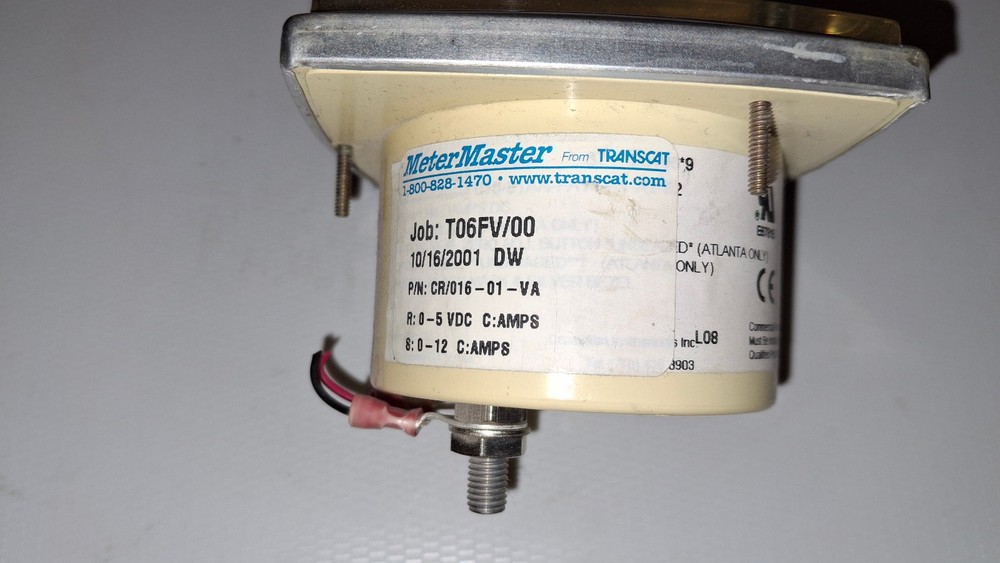 Compton Panel Meter 0-12 Amps PN CR/016-01-va