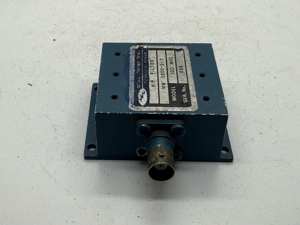100MHz High Pass Filter Model 11200-37