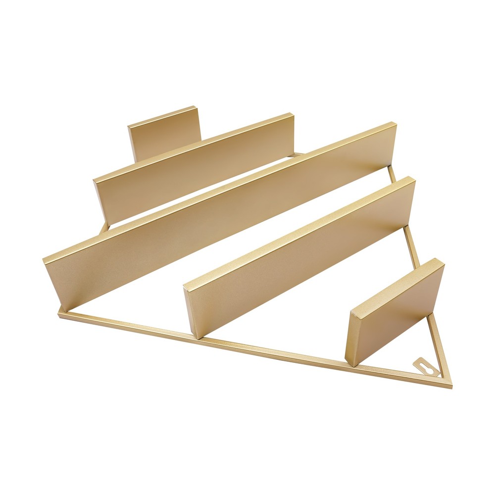 5 Metal Tier Nail Polish Rack Wall Mounted Display Organizer Holder Stand Assemb
