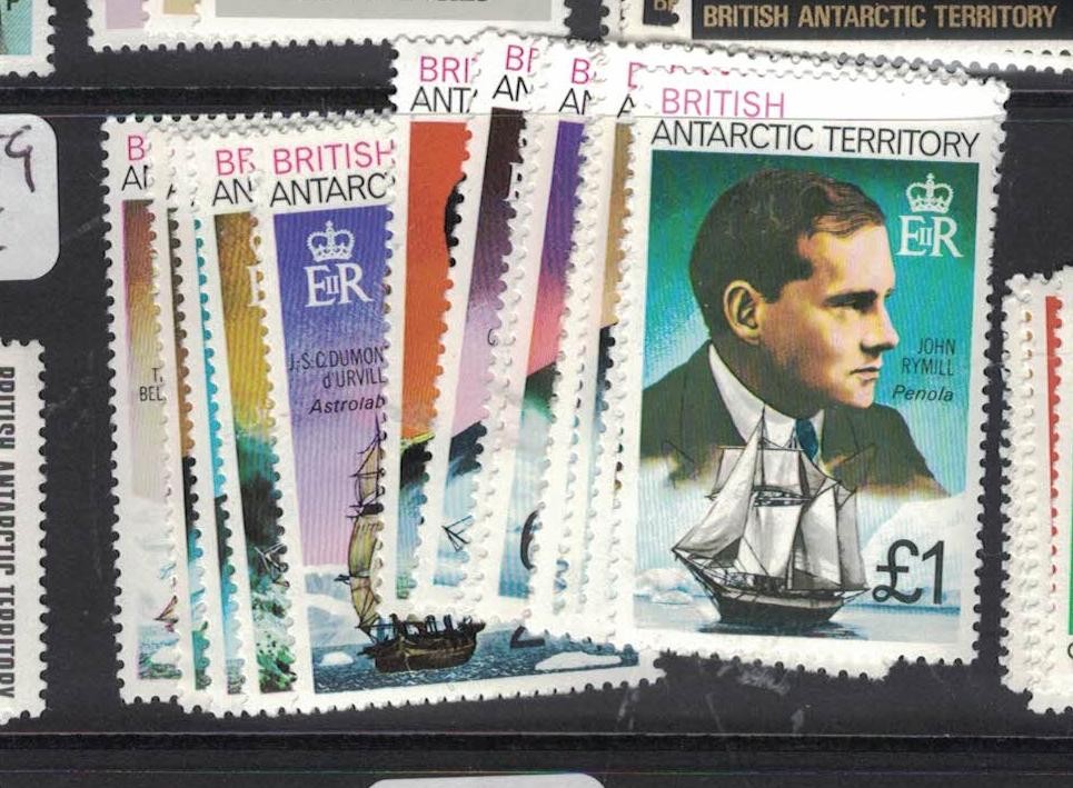 British Antarctic Territory SC 45-59 MNH (3dsq)