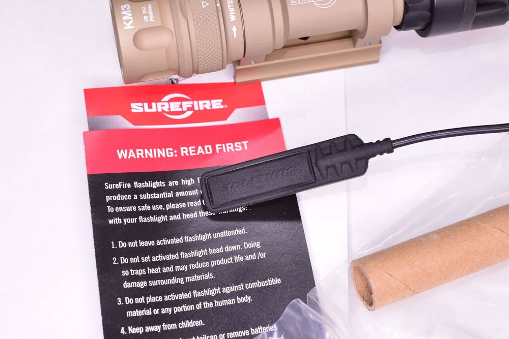 Surefire M952-V Tactical Flashlight with KM3 Vampire LED IR Head