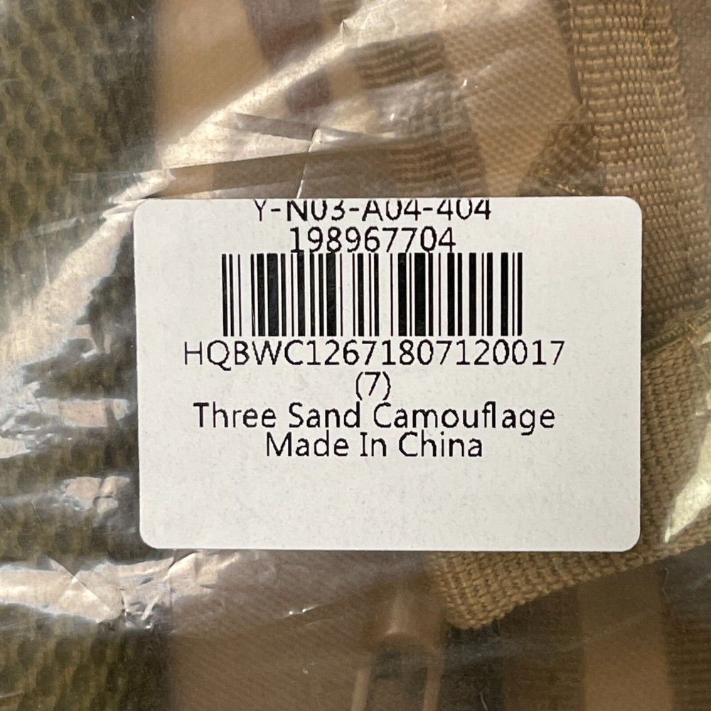 NEW Warrior Tactical Backpack w/ Molle - Camo