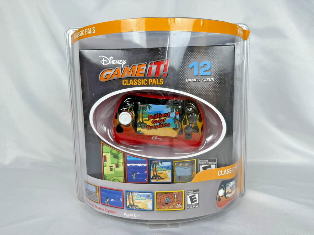 Disney GAME iT! Classic Pals Personal Arcade System Console (2006, Rare) - New