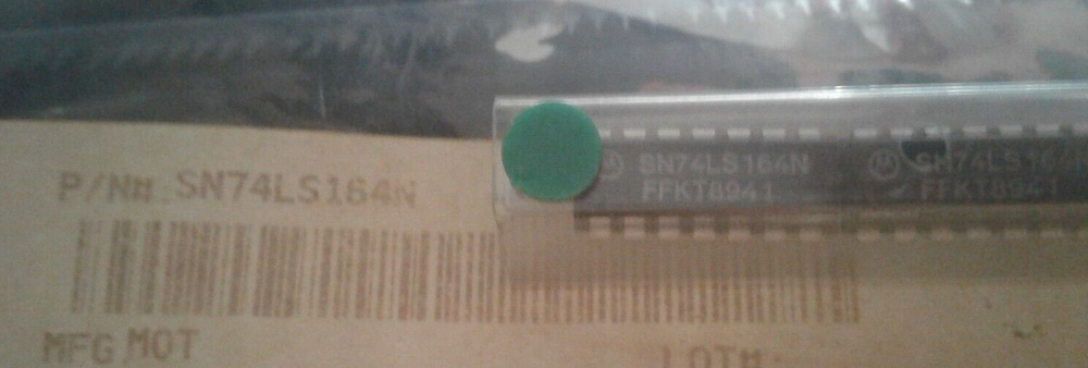 (25 pcs) SN74LS164AN,TI , IC 8-BIT SHIFT REGISTER 14-DIP