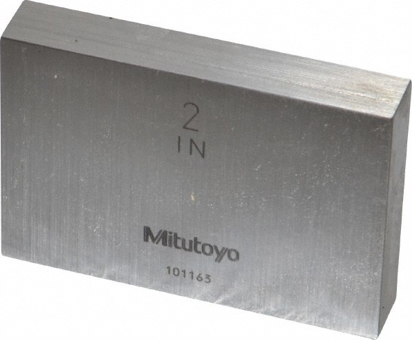 Mitutoyo 2" Rectangular Steel Gage Block