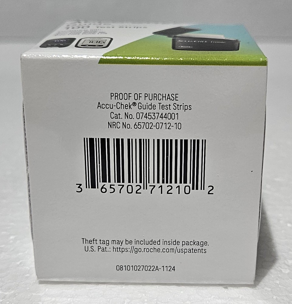 ACCU-CHEK Guide 100 Test Strips EXP. 06-16-2027