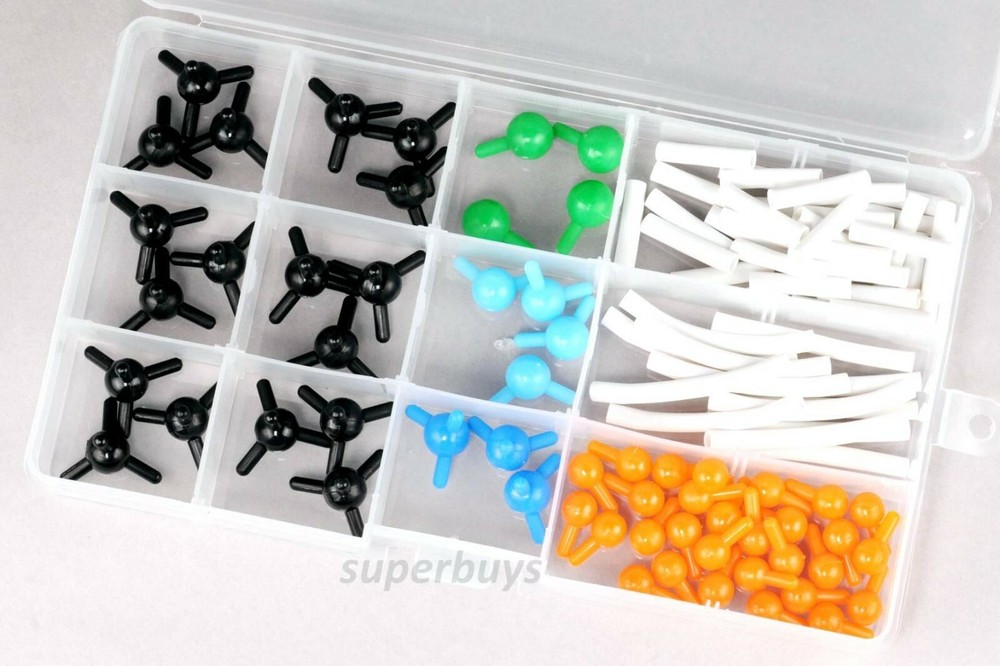 54pcs Molecular Model Set Organic Chemistry Science Atom Molecules & Links Kit