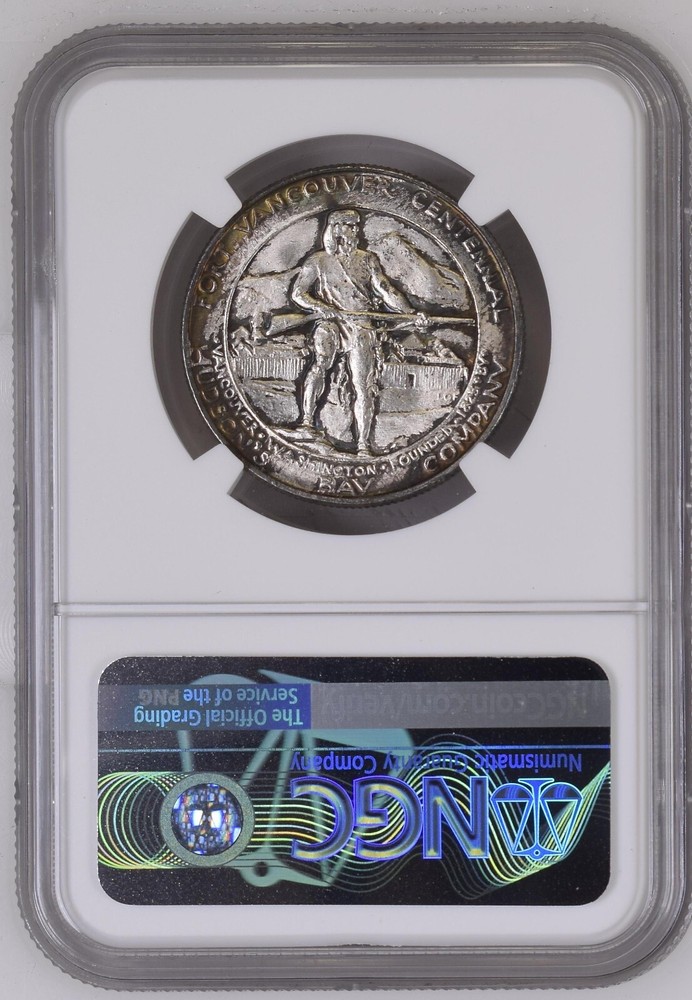 1925 Fort Vancouver Commemorative Half Dollar NGC MS 65 - Attractive Gem!!!