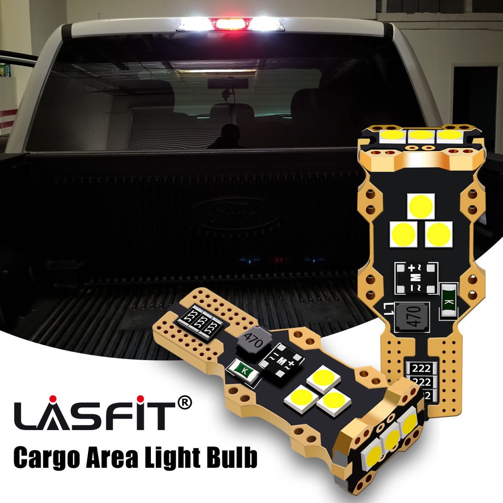 LASFIT 912 921 LED Cargo Area Light Trunk for Chevy Silverado 1500 2500 3500 HD