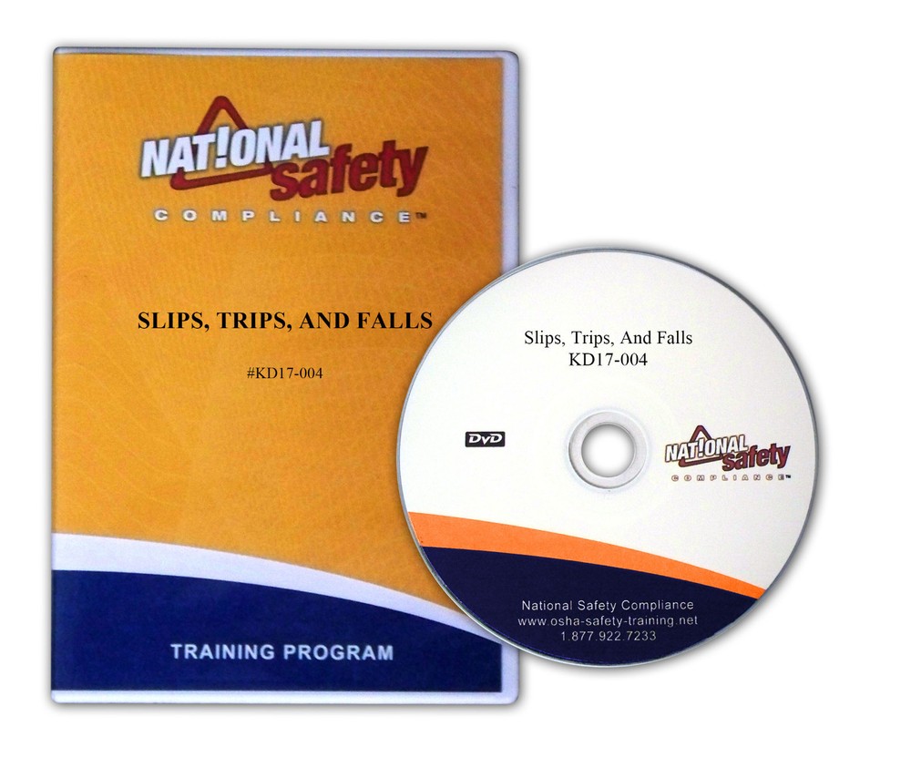 Slips, Trips and Falls In General Industry Safety  DVD Training Kit