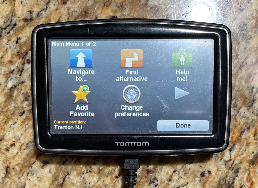 TomTom XL N14644 GPS Navigation System Touch Screen