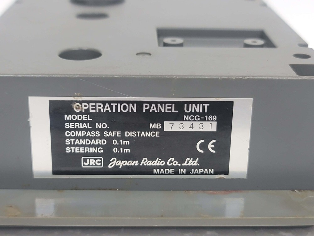 JRC NCG-169 OPERATION PANEL UNIT SN.73431 FAST SHIPPING
