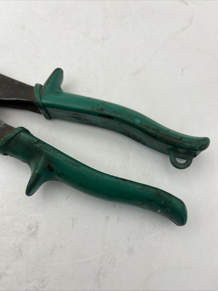 Wiss Pipe And Duct Cutter Tin Snips M2 Green Handle