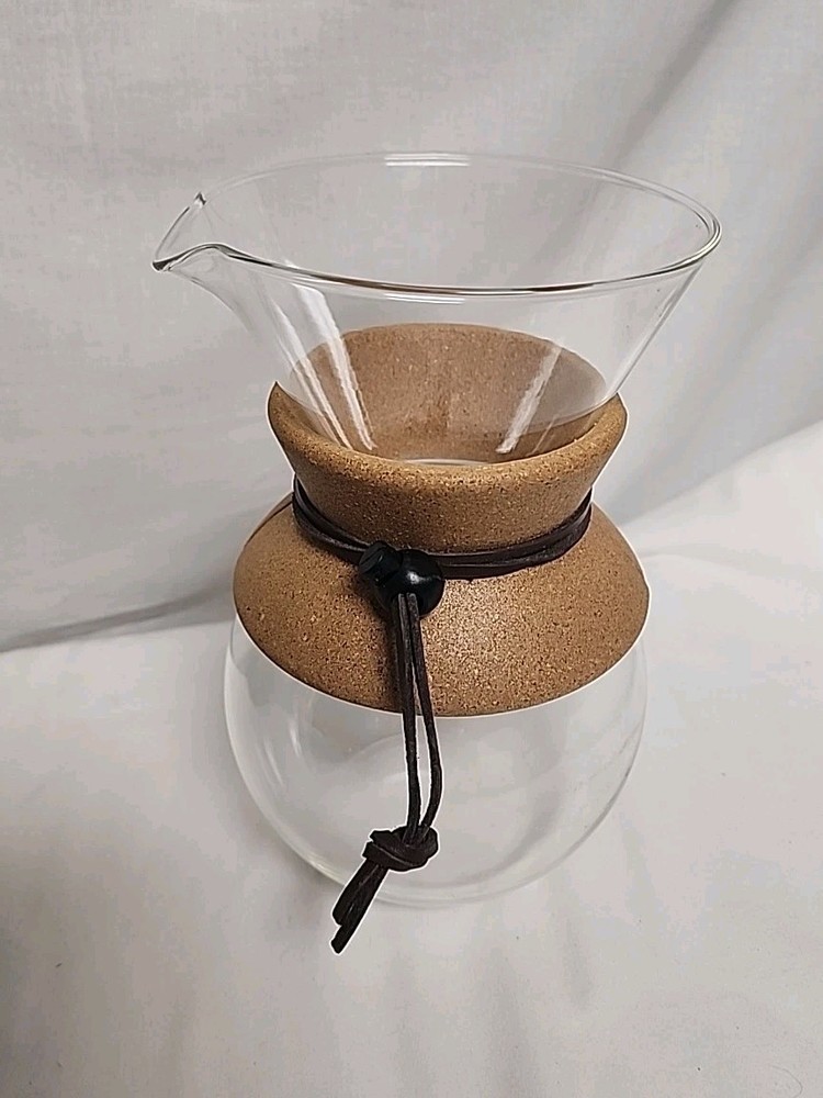 Mubod Replacement Coffee Carafe Leather Cord and cork