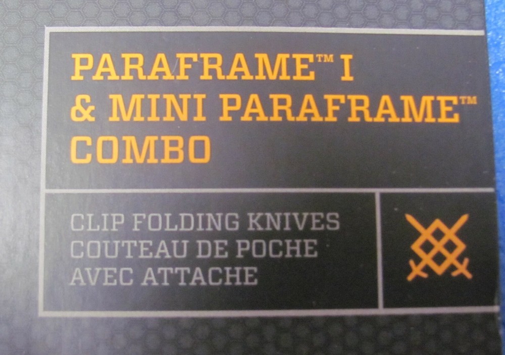GERBER Paraframe & Mini Paraframe Combo Folding Knifes