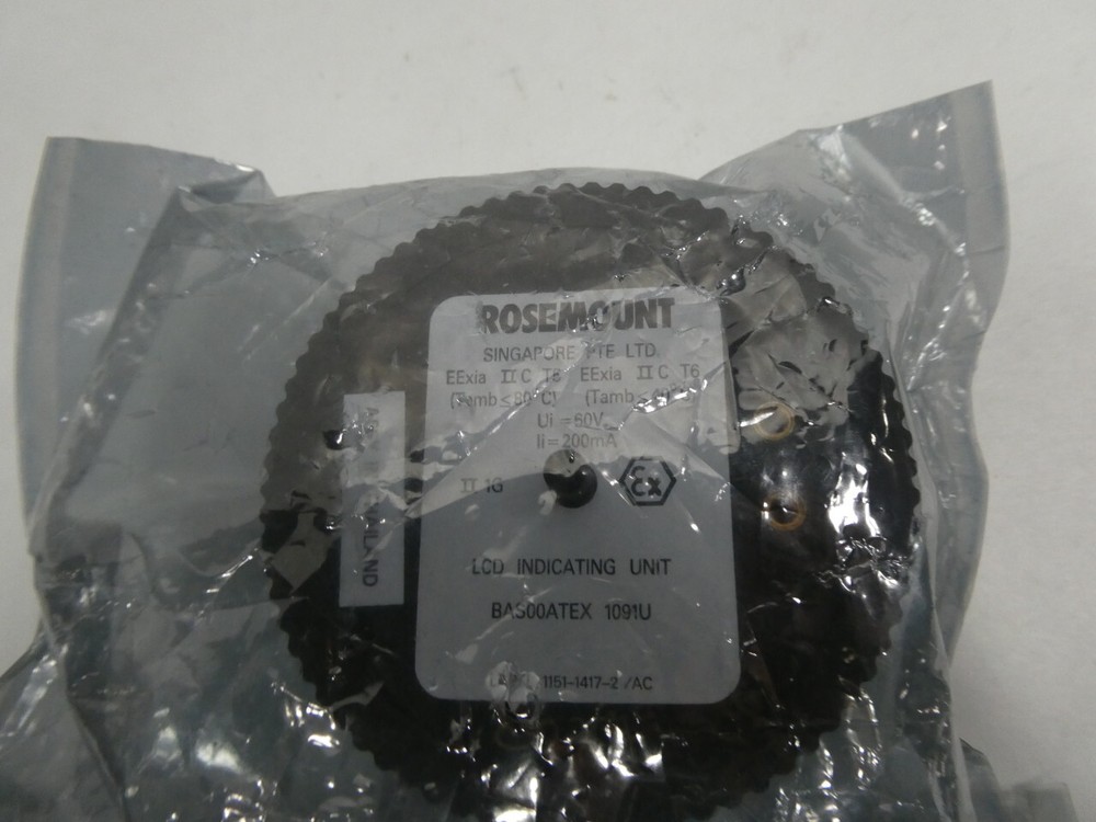 Rosemount BAS00ATEX Lcd Indicating Unit 60v
