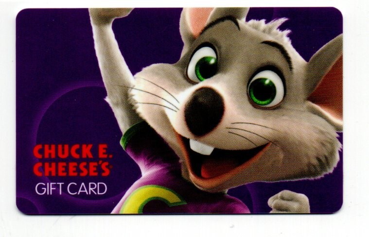 Chuck E Cheese Gift Card No $ Value Collectible