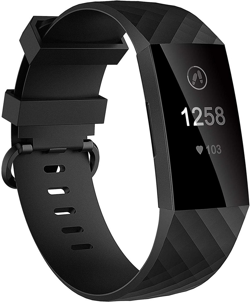 For Fitbit Charge 3 / 4 Watch Band Replacement Silicone Bracelet Wrist Strap
